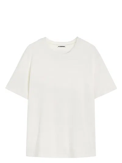JIL SANDER WOMEN'S H CAMISETA PARCHE ESPALDA TOP