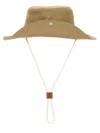 Jil Sander Classic Wide-brim Hat With Adjustable Elastic Band In Cream
