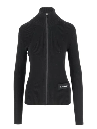 Jil Sander Women's Hn Ls Zip Up Cardigan