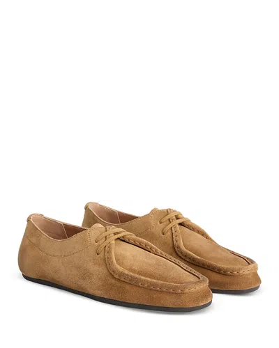 Jil Sander Women's Hood Lace Up Moc Toe Loafers In Brown