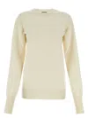 Jil Sander Maglione In Cashmere Avorio Donna