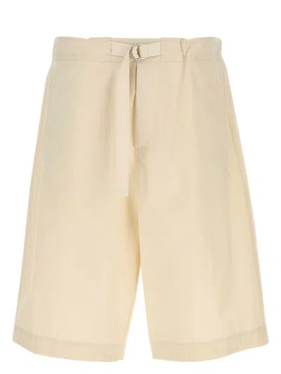 Jil Sander Women's Ivory Cotton Bermuda Shorts
