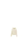 Jil Sander Women's Ivory Cotton Oversize Sweatshirt