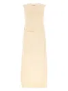 Jil Sander Ivory Japanese Cotton Dress