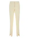 Jil Sander Ivory Viscose Blend Pant