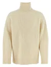 Jil Sander Ivory Wool Sweater In Neutral