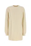 Jil Sander Wool Sweater Dress Crew Neck