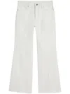 Jil Sander Pantalon Vaquero Acampanado Crudo In Multicolor
