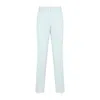 Jil Sander Pants In Cyan Wool In Blue