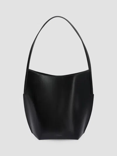 Jil Sander Women's Kante Leather Tote Bag In Black