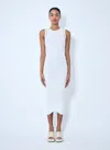 Jil Sander Women Layered Midi Dress In White