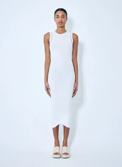 Jil Sander Women Layered Midi Dress In White