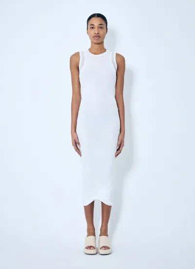 Jil Sander Women Layered Midi Dress In White