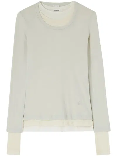 Jil Sander Women Layered T-shirt In Multicolor