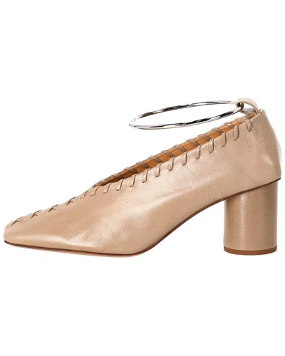 Pre-owned Jil Sander Women's Leather Ballet Pump (authentic Pre-loved)