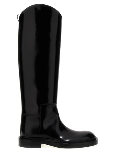 Jil Sander Women Leather Boots