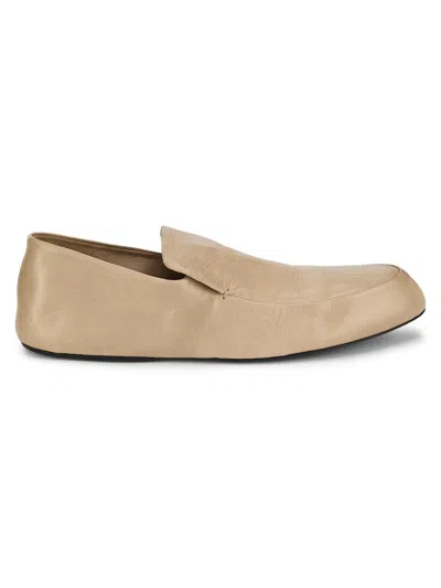 Jil Sander Women's Leather Loafers In Neutral