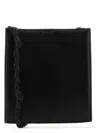 Jil Sander Medium Leather Shoulder Bag With Woven Handle
