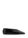 Jil Sander Woman Ballet Flats Black Size 10 Soft Leather In Black