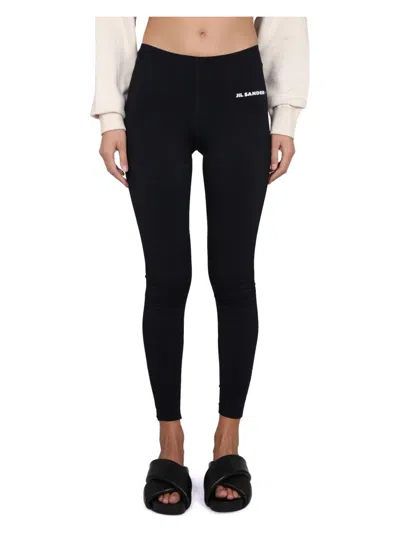 JIL SANDER WOMEN'S LEGGINGS WITH LOGO