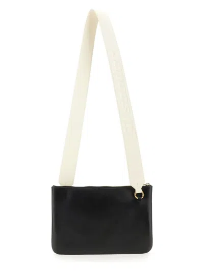 Jil Sander Women's Lg Leather Link Bag In Black