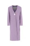 Jil Sander Women's Lilac Cashmere Coat In Purple