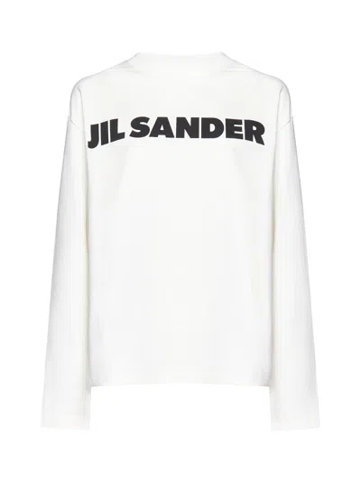 JIL SANDER JIL SANDER WOMEN LOGO COTTON T-SHIRT