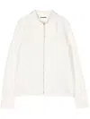Jil Sander Women Logo Jacket In White