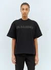 Jil Sander Women Logo Print T-shirt In Black