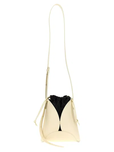 Jil Sander Women Logo Shoulder Bag In Neutral