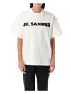 Jil Sander Women's Logo T-shirt In Porcelain