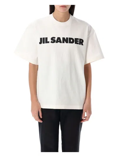 Jil Sander Women's Logo T-shirt In Porcelain
