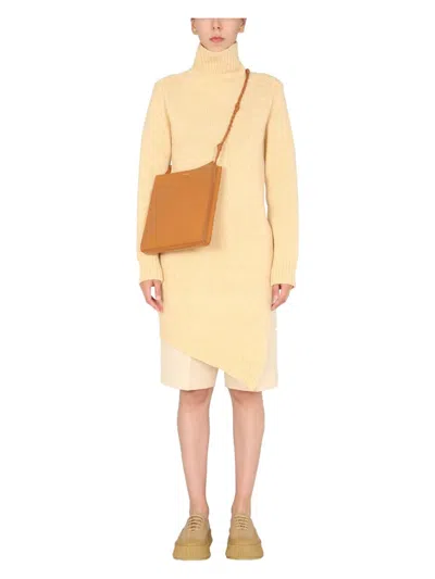 JIL SANDER WOMEN'S LONG ASYMMETRIC SWEATER
