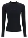 Jil Sander Long Sleeve Surf Top In Black