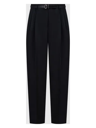 Jil Sander Women's Longrelaxedwidelegpleatedpant In Black
