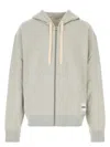 Jil Sander Melange Grey Cotton Sweatshirt