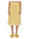 Jil Sander Women's Midi Skirt In Yellow