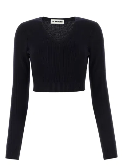Jil Sander Women's Midnight Wool Sweater