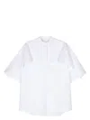 Jil Sander Layered-design Shirt In White