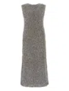 Jil Sander Mohair And Lurex Midi Dress
