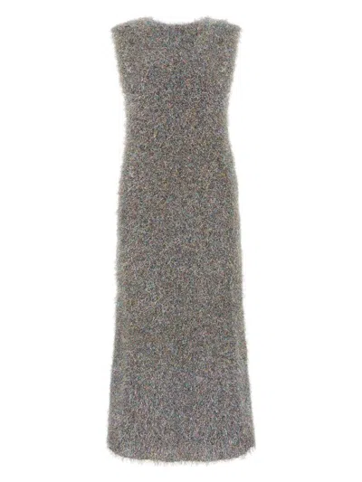 JIL SANDER WOMEN'S MULTICOLOR POLYESTER BLEND DRESS | SIZE 36T | J03CT0254J14673 COLOR 998