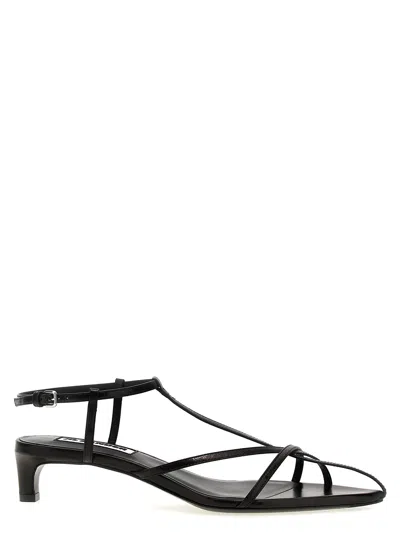 Jil Sander Women 'new Tripon 2' Sandals In Black
