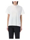 Jil Sander 3-pack T-shirt With Logo Patch In White
