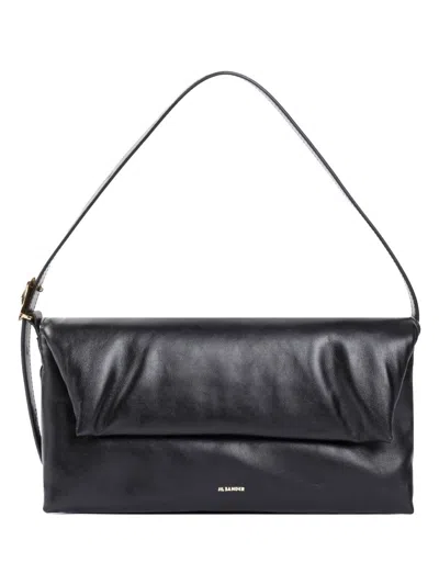 Jil Sander Women's Origami Shoulder Bag In Black