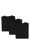Jil Sander Confezione Da 3 T-shirt In Cotone Con Etichetta Logo