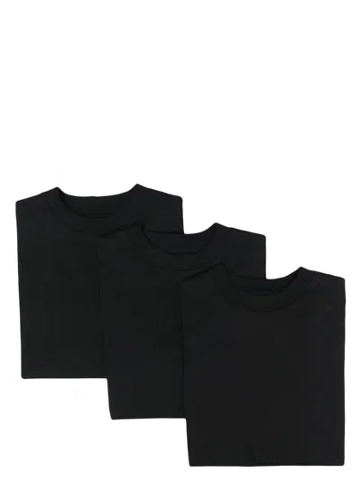JIL SANDER WOMEN'S PACK 3 MC T-SHIRTS WITH LOGO PATCH