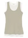 Jil Sander Three-pack Multicolor 3 Layers Tank Tops In 370