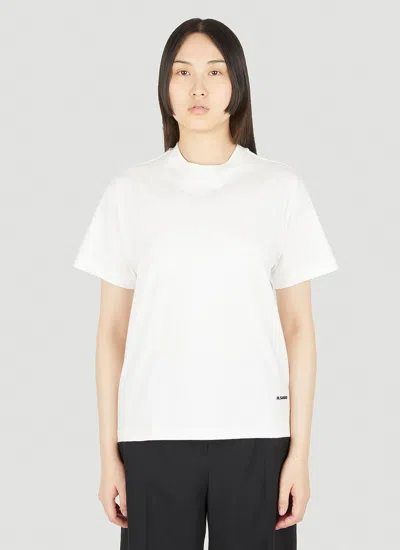 Jil Sander+ Pack Of Three Classic T-shirts In White