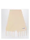 Jil Sander Pale Pink Mohair Blend Scarf Women