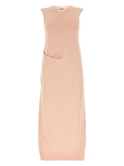 JIL SANDER WOMEN'S PASTEL JAPANESE COTTON DRESS